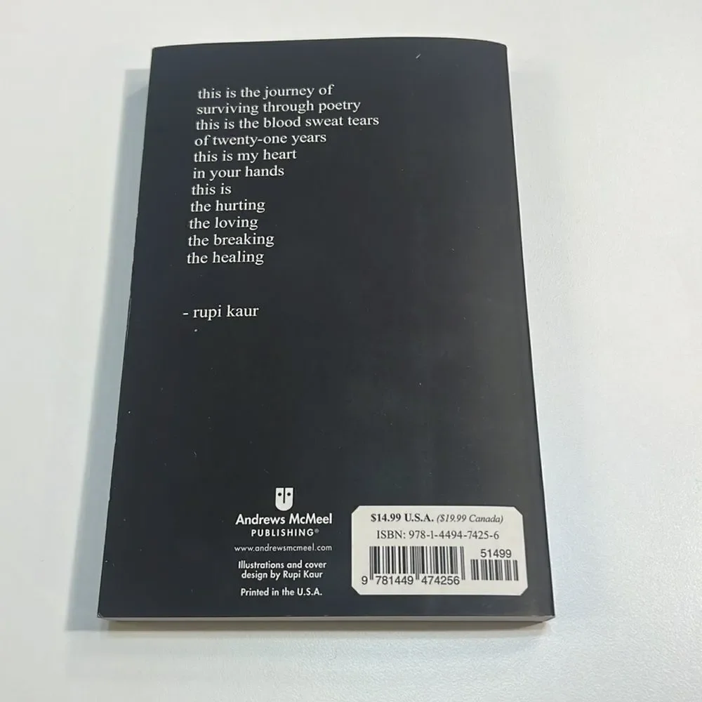 ‎Milk and honey book by Rupi Kaur